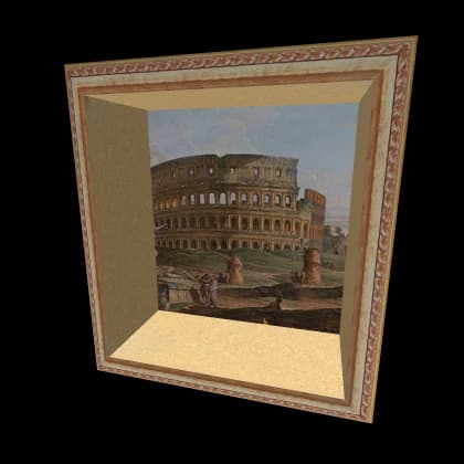 Portrait of a Hero at the Colosseum