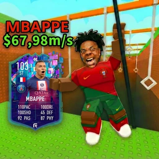 [MBAPPE] Swing Obby for Soccer Cards!