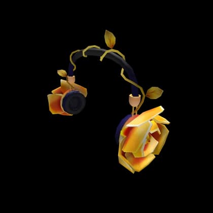 Gold Rose Headphones