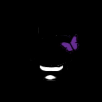 Purple Butterfly Smile