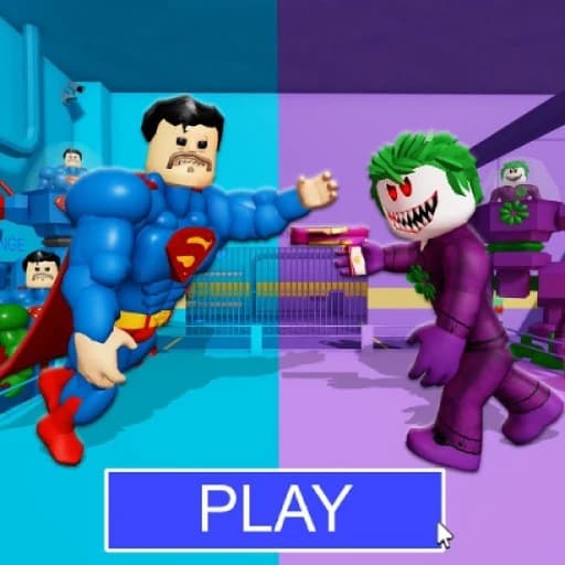 SUPERHERO VS VILLAIN PRISON RUN! (Obby)