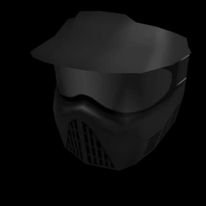 Black Paintball Mask