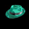Teal Sparkle Time Fedora