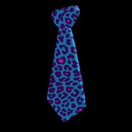 Neon Cheetah Tie