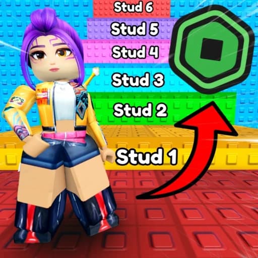 +$10,000 Easy Stud Jumps Obby🏆