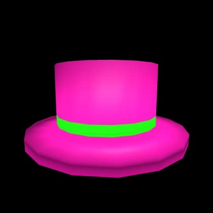 Neon Pink Top Hat