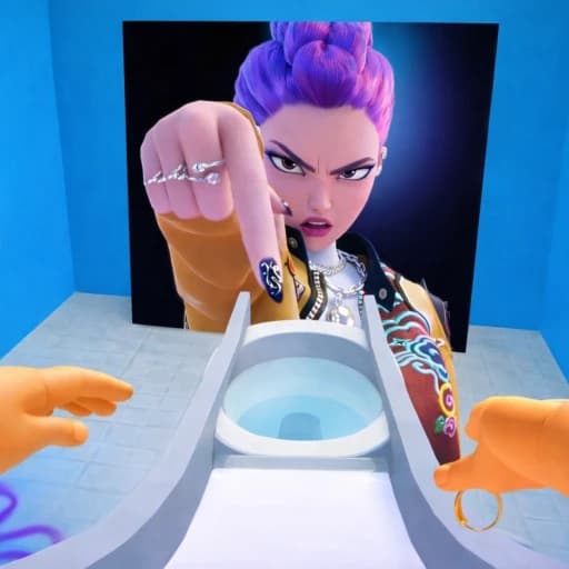 Slide Down Into KPOP Demon Hunters