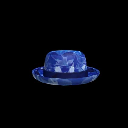 Blue Sparkle Time Bowler