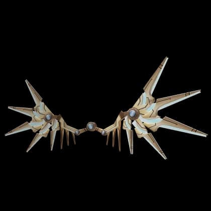 Gold Mechaknight Wings