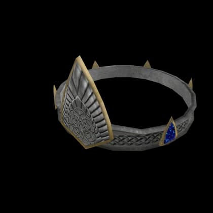 Platinum and Sapphire Circlet of the Elven King