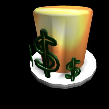 Golden Top Hat of Bling Bling