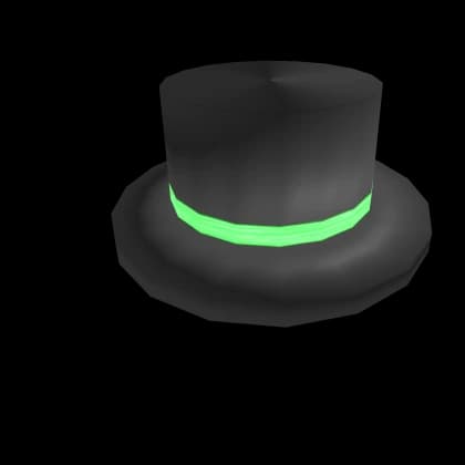 Green Banded Top Hat