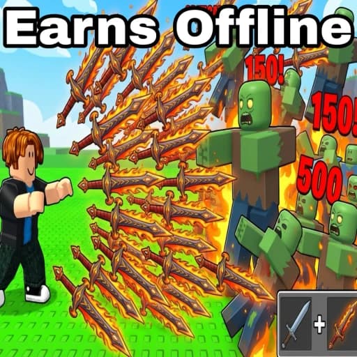 Merge Swords and Battle 🧟‍♂️ 