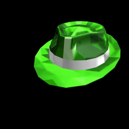Green Sparkle Time Fedora