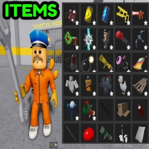 [WITH ITEMS!] POLICE BOY ESCAPE PRISON!
