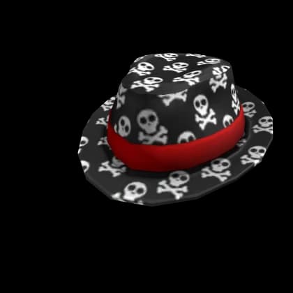 Skull and Crossbones Fedora