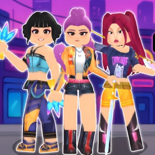 2 Player Kpop Demon Hunters Tycoon 🎤