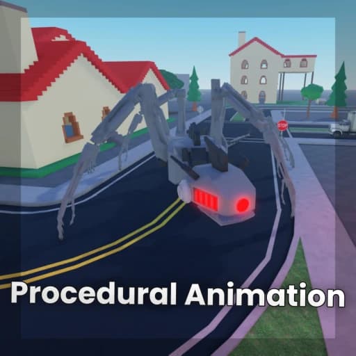 Robot Lizard Procedural Animation