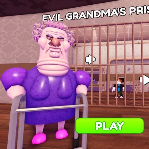 EVIL GRANDMA'S PRISON RUN! (Obby)