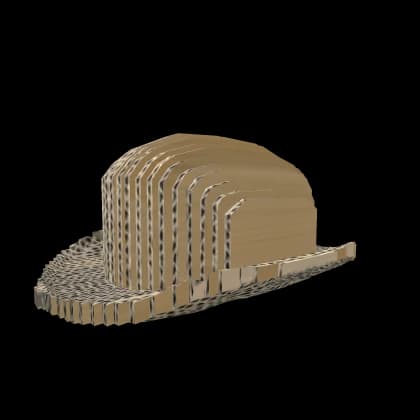 Cardboard Bowler