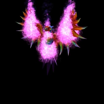 Neon Rainbow Phoenix