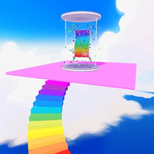 RAINBOW STAIRS for a MAGIC CARPET!