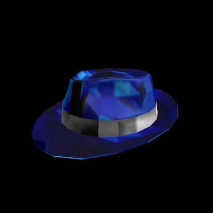 Midnight Blue Sparkle Time Fedora