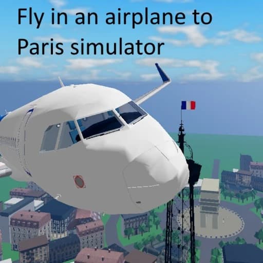 Fly in an airplane to Paris simulator.