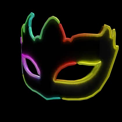 Neon Party Mask