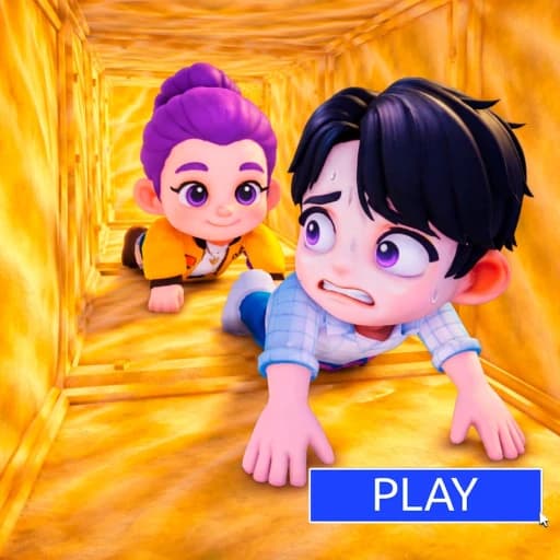 💜 BABY KPOP DEMON HUNTERS PRISON RUN! obby