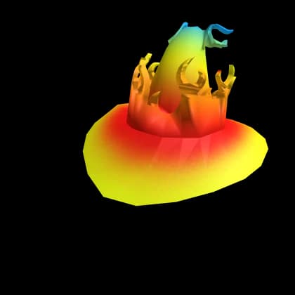 Red Wizard Hat of Flames