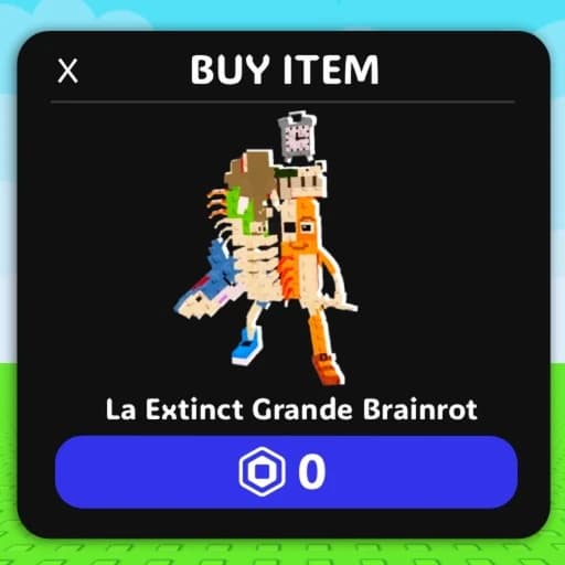 Free Brainrot UGC ITEMS Obby