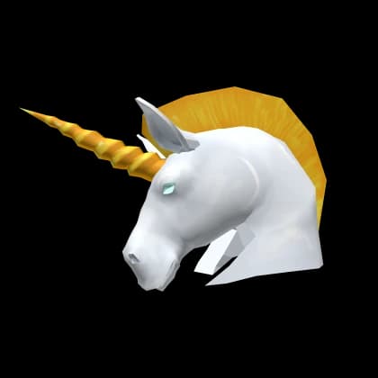 White Unicorn Helm