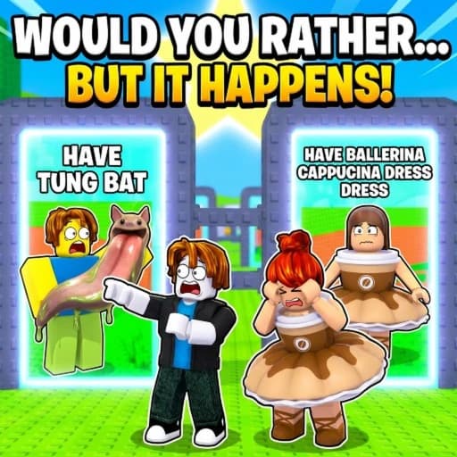 Would you rather but it happens MEMES 😂