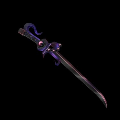 Ornate Back Katana of Illusion