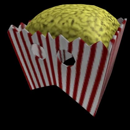 The Masked Popcorn Enthusiast!