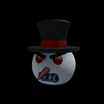 Angry Snowman Head